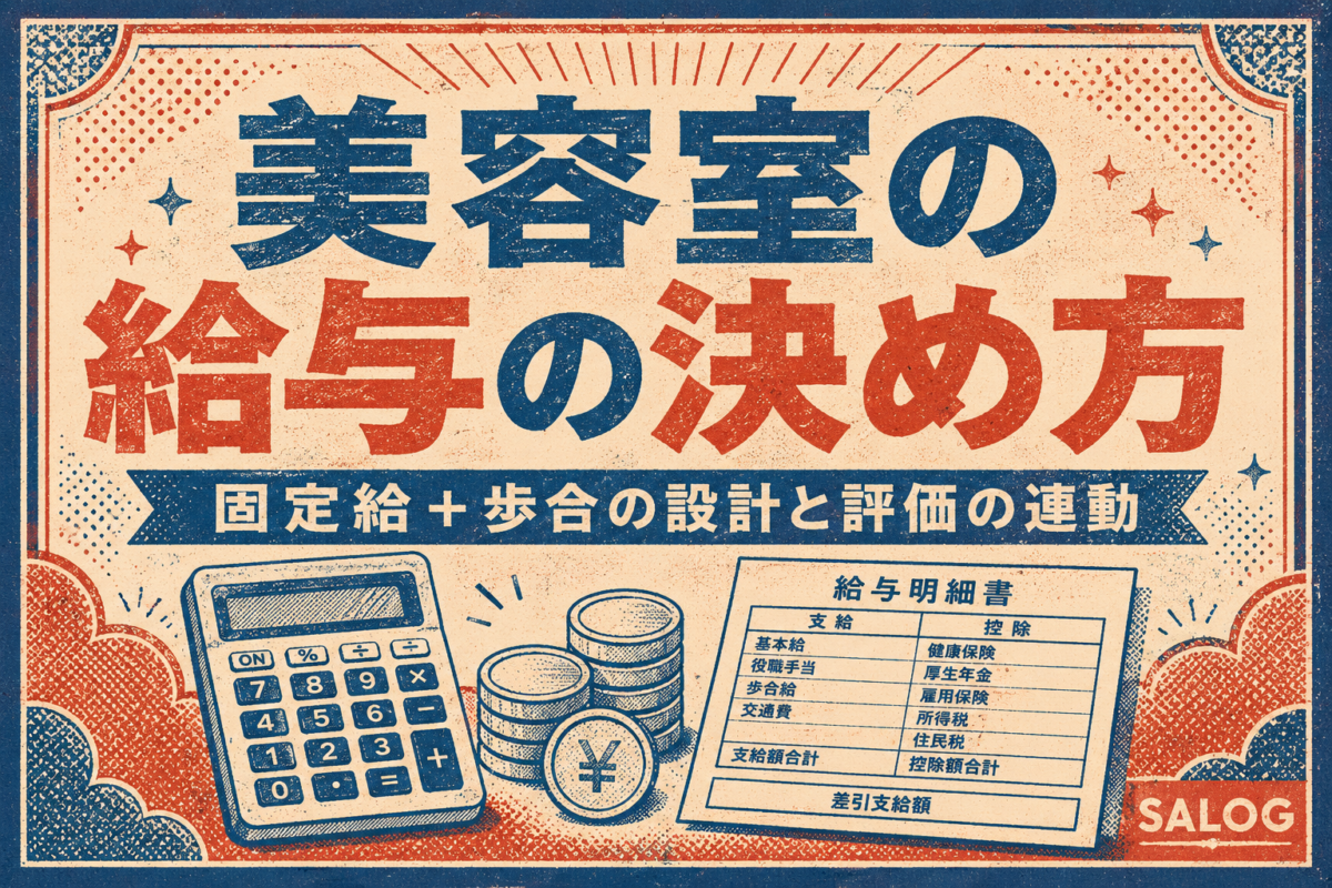 美容室の給与の決め方｜辞めない店をつくる設計の順番
