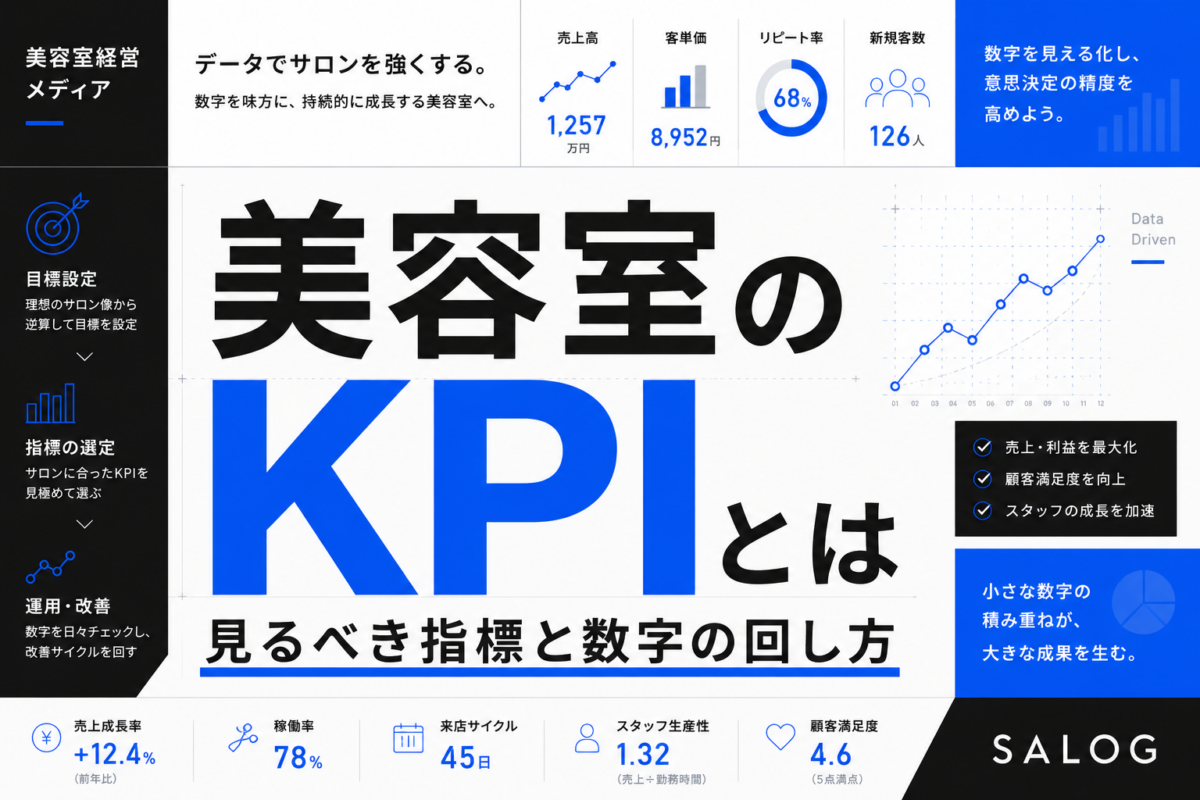 美容室のKPIとは｜見るべき指標と設定・運用の基本
